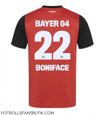 Bayer Leverkusen Victor Boniface #22 Replika Hemmatröja 2024-25 Kortärmad